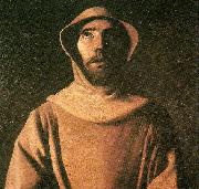 Francisco de Zurbaran st, francis oil painting